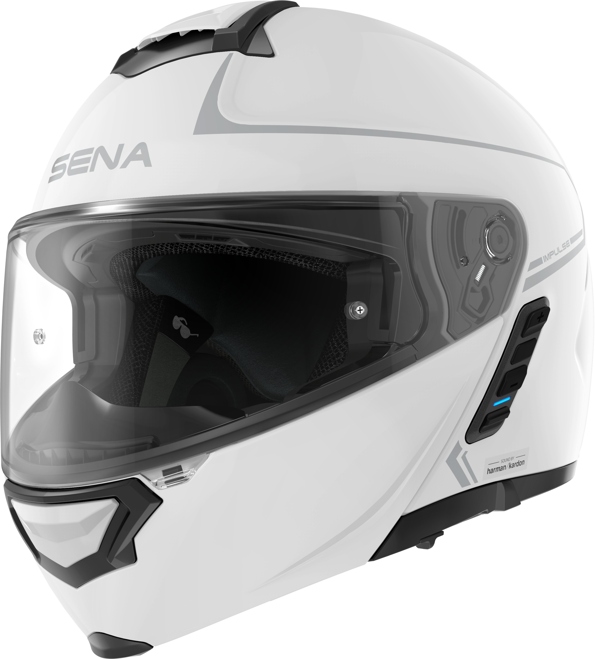 IMPULSE FLIP UP HELMET GLOSS WHITE MD