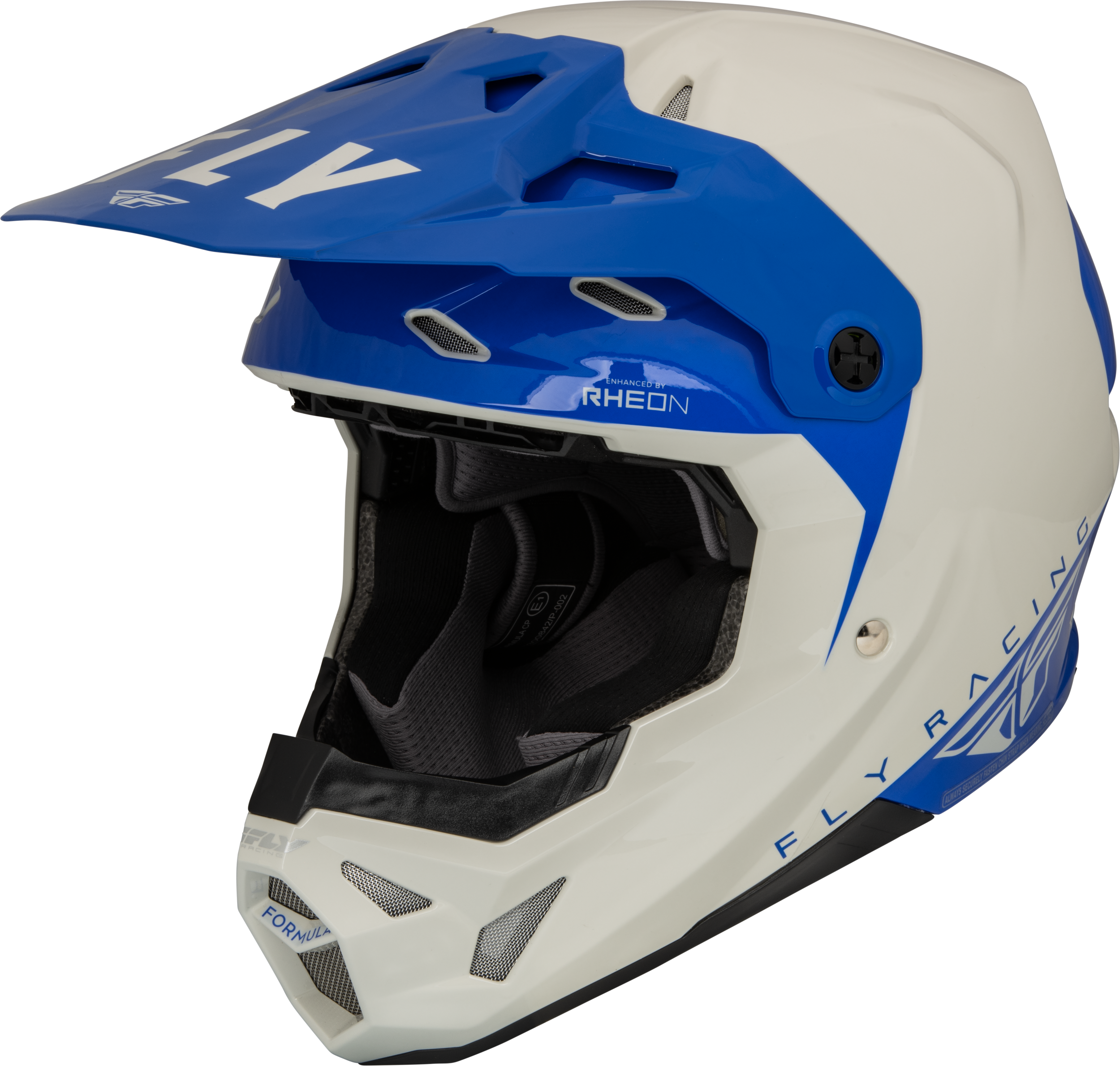 FORMULA CP SLANT HELMET GREY/BLUE SM