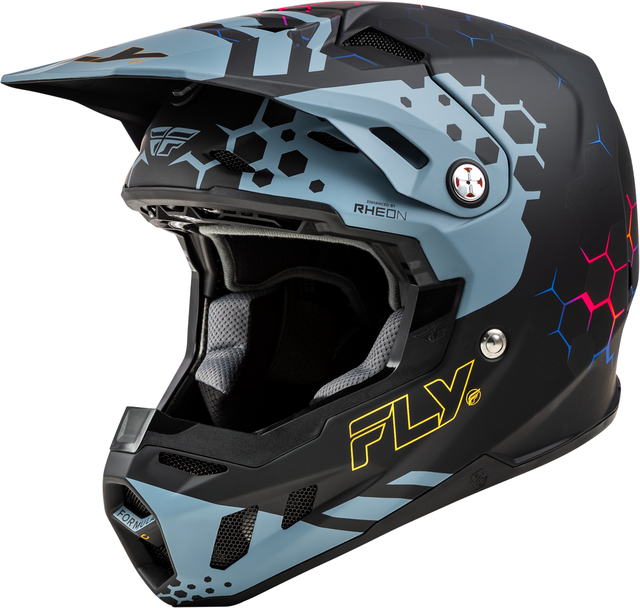 FORMULA CC TEKTONIC HELMET MATTE BLACK/SLATE/BLUE SM